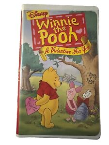 Disney WINNIE THE POOH A VALENTINE FOR YOU (VHS) Clamshell Piglet Tigger Rabbit