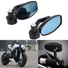 Motorcycle 7/8'' Handle Bar End Rear View Side Mirrors for Honda Yamaha Kawasaki (For: Buell S1)