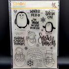 Simon Says Stamp Clear Acrylic Cling Stamps Stamp Set - Snow Much - sss101896