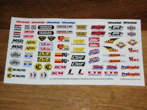 DECAL/STICKER SHEET 1/8-1/10 RC *Muscle/Drag/Funny Car/body/Dragster/Rat/Hot Rod