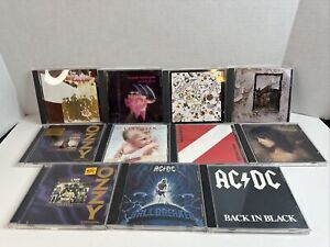 New ListingRock / Classic Rock 11 CD Lot -Ozzy, Zeppelin, Van Halen AC/DC, Black Sabbath