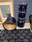 Premier Sapphire blue XPK Full Drum Set. Hardware Included. Cymbals Included