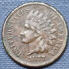 1877 Indian Head Cent 1c RARE KEY DATE Better Grade XF Details #65596