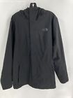 The North Face Mens Black Dryvent Hooded Full Zip Windbreaker Jacket Size Large
