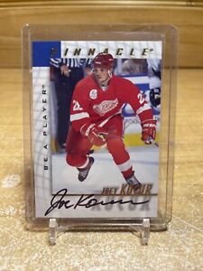JOEY KOCUR 1997-98 Pinnacle Be A Player Autographs AUTO #153 DETROIT RED WINGS