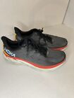 Hoka One One Mens Clifton 8 1121374 ACTL Gray Running Shoes Size 11.5 2E Wide