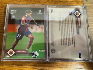 2023-24 Topps Now Lamine Yamal 1st RC Rookie UEFA Champions League Debut #9