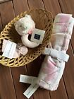 NWT Janie And Jack Baby Newborn Girl Pink Lot Elephant Blanket Toy Plush Rv$59