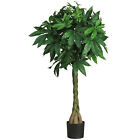 Nearly Natural Artificial Braided Money Tree 51-inch