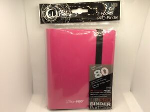 Ultra PRO Eclipse Hot Pink 2-Pocket Pro-Binder. New. B3G1 Free!