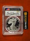 2021 S PROOF SILVER EAGLE PCGS PR70 ADVANCE RELEASE EMILY DAMSTRA SIGNED TYPE 2