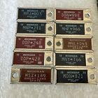 (10) Michigan Dav License Plate Keychain Tags. Disabled American Veterans