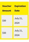 2 Spirit Airlines Vouchers, $100 value, selling for $40 each