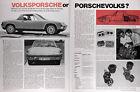 1970 PORSCHE 914 DEBUT Genuine ROAD TESTS W/Specs. ~ FREE SHIPPING!