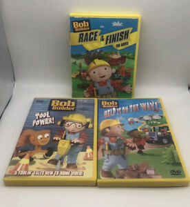 Bob The Builder Dvd lot(Race to the Finish,Tool Power,Help is on the way)