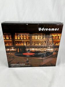 Udreamer UD001 Record Player Vinyl Bluetooth Turntable with Built-in Speakers