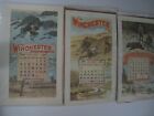WINCHESTER Reproduction Calendar  Set of 4 ... 17 x 10 ''  very fine