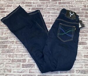 Women Bull It Covec Blue Motorcycle Pants Jeans Riding Bondi SR6 Size 10  New
