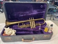 Vintage 1930’s King Liberty Trumpet H.N. White Cleveland with case