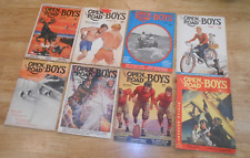 Vintage Lot of 8 THE OPEN ROAD FOR BOYS Publication Magazines 1937 1938 1939