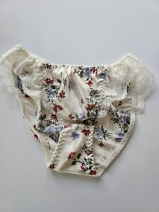 Vintage  Satin  Bikini Panties Size Medium