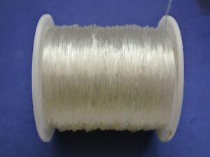 100 Meter Clear Stretch Elastic Beading Cord String Thread 1mm on Spool Jewelry