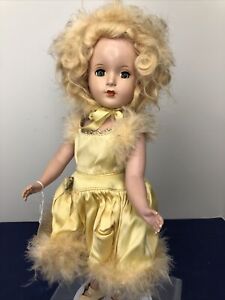 14” Vintage Madame Alexander Baps Ice Skates Compo Doll All Original Blonde #ME