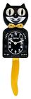 Limited Edition Black/Yellow Kit-Cat Klock Swarovski Crystals Jeweled Clock