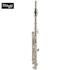 Stagg WS-PF211S C Piccolo Silver Plated 16 Keys Flute - Nickel Silver with Case