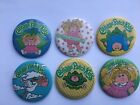 Cabbage Patch Kids Vintage 1983 -  6 Piece Set of  Pin Back Buttons 2 1/4