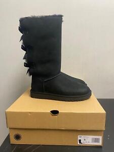 [1016434-BLK] UGG Women's Bailey Bow Tall II Black Boots *NEW*