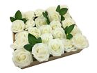 25/50pcs Artificial Foam Roses for Wedding Bouquets DIY Home Party Decoration