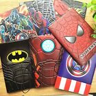 Spiderman Passport Cover Travel PVC Leather 3D Batman Passport Holder Card Cover