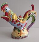 Rooster Pitcher With Fruit Cocktail Design