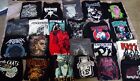 Vintage Band Tours 23 Shirt Lot Punk Black Metal, Infected, KISS, Anthrax, Chats