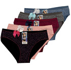 NEW 5-10  Women Bikini Panties Brief Floral  Cotton Underwear Size M L XL F113