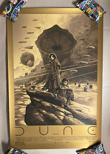 Dune Spice Variant Metallic Screen Print Poster XX/175 By Gabz