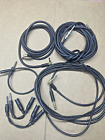 Lot of 7 Music Instrument Cables Mogami W2524 Guitar Gold Series Monoprice 2524