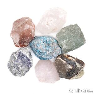 New Listing7pc Lot Healing Raw Crystals Set Mixed Rough Gemstones Madagascar Minerals