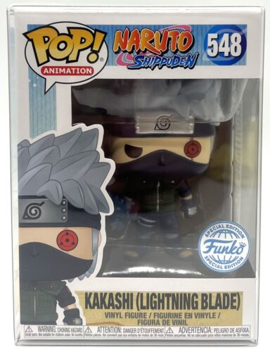 Funko Pop! Naruto Shippuden Kakashi Lightning Blade SE #548 With POP Protector