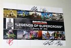  Supercross Poster Hand-Signed by Ryan Villopoto,Jeremy Mcgrath,Malcolm Smith