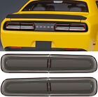 Smoked Tail Light Cover Guard Exterior Accessories Rear Kit For Dodge Challenger (For: 2021 Dodge Challenger R/T Scat Pack)