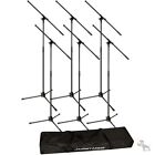 Ultimate Support JS-MCFB6PK 6-Pack Tripod Mic Stand Bundle w/ Fixed Boom & Tote