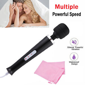 20 speed/10 vibration Handheld Vibrating Massager Wand Full Body Massage Stick