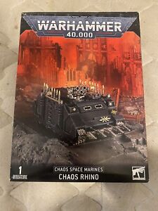 Games Workshop Warhammer 40K Chaos Space Marines Chaos Rhino Tank