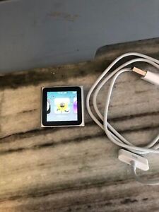 Apple iPod nano 6th Gen Silver (16 GB) NEW BATTERY. NEW SCREEN