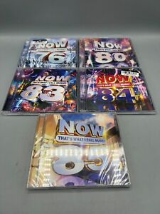 NEW Lot of 5 NOW That's What I Call Music! CD's *READ* 1976 80 83 84 85