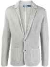 $398, Polo Ralph Lauren Cotton Cashmere Regular Fit Blazer Cardigan, Grey , M