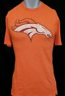 Denver Broncos Men's T-Shirt Size M, '47 Brand Short Sleeve Orange