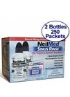 NEILMED Sinus Rinse Kit 2 Bottles 250 Premixed Packets NEW Make Offer